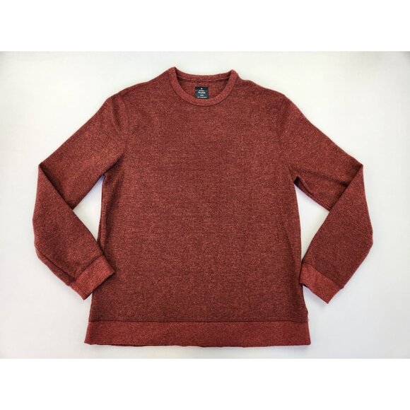 Member's Mark Other - Members Mark Men's Sweater Large Paprika Crew Neck Long Sleeve Cotton Pullover